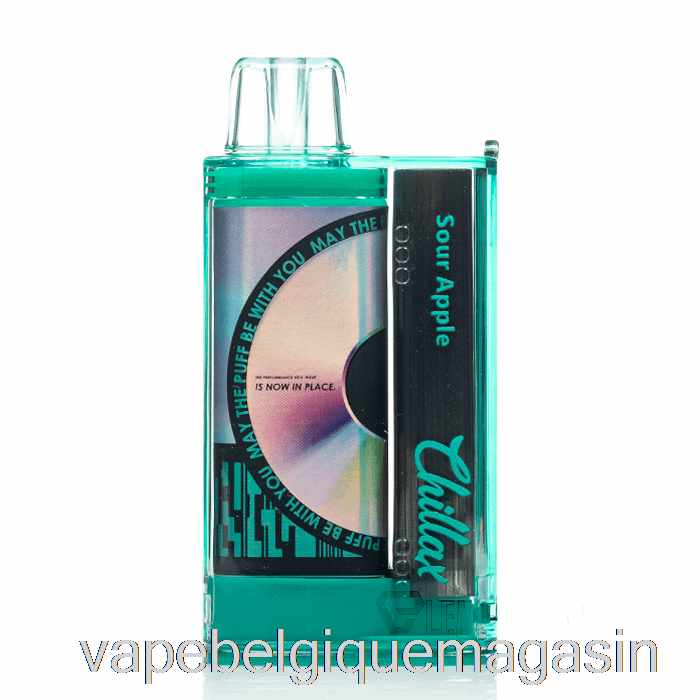 Vape Jetable Chillax 15000 Pomme Aigre Jetable